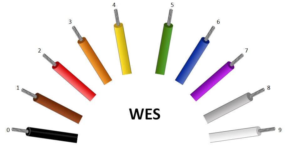 All colors of WES fanned out